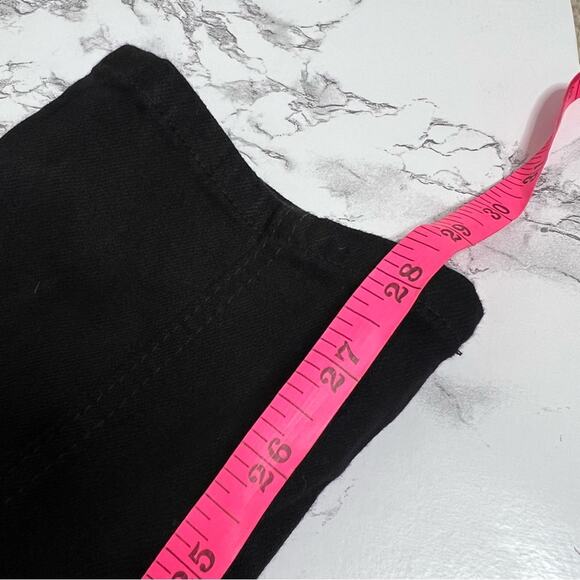 Reformation Misa High & Skinny Black Jeans Front Seam Pockets Sz 29 - Picture 4 of 9